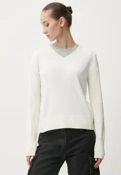 Guess Jeans pulover din amestec de matase imagine