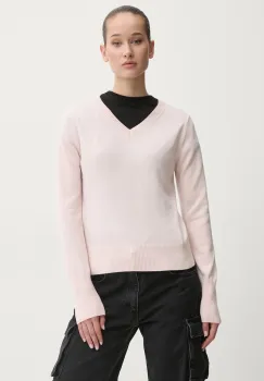 Guess Jeans pulover din amestec de matase imagine