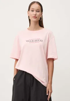 Guess Jeans tricou din bumbac imagine