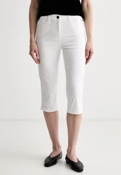Guess pantaloni capri pentru femei cu lyocell CAROLYN imagine