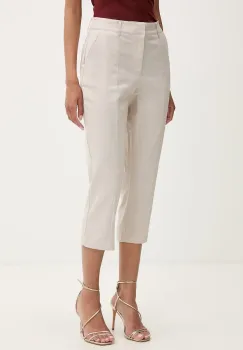 Guess pantaloni capri pentru femei, cu vascoza CHRISSY imagine