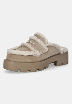 Guess papuci din piele YANETA imagine