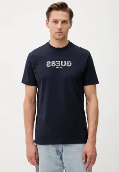 Guess tricou din bumbac imagine