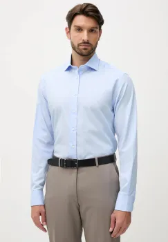 Hackett London camasa din bumbac cu guler italian, slim, HM304529 imagine