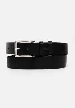 Hackett London curea de piele barbati, culoarea negru, HM413177 imagine
