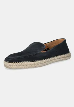Hackett London espadrile din piele intoarsa ALTEA LOAFER culoarea bleumarin, HMS21491 imagine