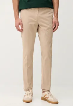 Hackett London pantaloni culoarea bleumarin, drept, HM212487R imagine