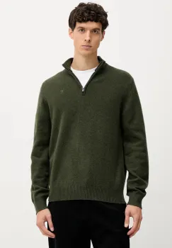 Hackett London pulover de lana culoarea verde, HM7000078 imagine