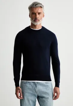 Hackett London pulover pentru barbati din lana merino imagine