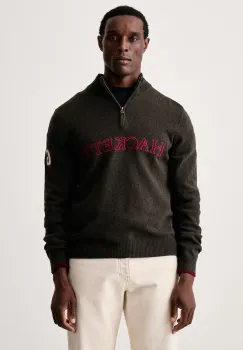 Hackett London  pulover pentru barbati din lana merino imagine
