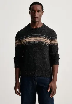 Hackett London  pulover pentru barbati din lana merino imagine