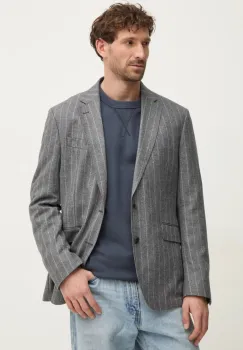 Hackett London sacou barbati, culoarea gri, HM470563R imagine