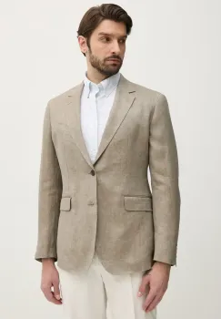 Hackett London sacou de in barbati, culoarea bej, HM443515R imagine