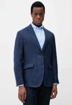 Hackett London sacou de in barbati, culoarea bleumarin, HM443515R imagine