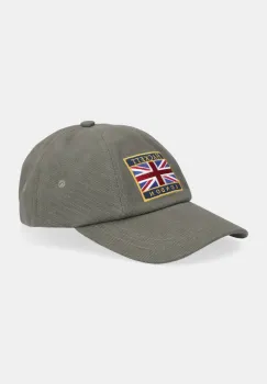 Hackett London sapca de baseball din bumbac culoarea verde, HM0400044 imagine