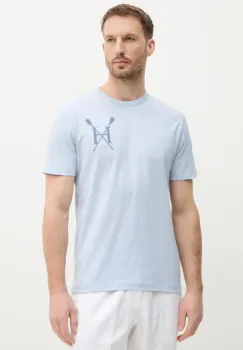 Hackett London tricou din bumbac barbati, cu imprimeu, HM500891 imagine