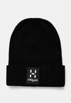 Haglofs caciula Aze culoarea negru, 605502 imagine