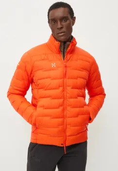 Haglofs geaca sport din puf ROC Flash culoarea portocaliu, de tranzitie, 607462 imagine