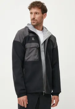 Haglofs hanorac Avesta culoarea negru, modelator, 606548 imagine