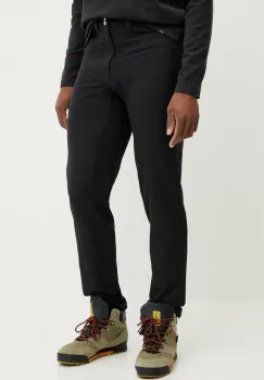 Haglofs pantaloni de exterior Korp Lite culoarea negru, drept, 607759 imagine
