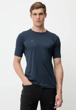 Haglofs tricou sport L.I.M Ridge culoarea bleumarin, uni, 607685 imagine