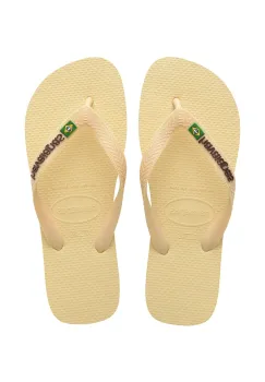 Havaianas papuci BRASIL LOGO culoarea galben, 4110850.9256 imagine
