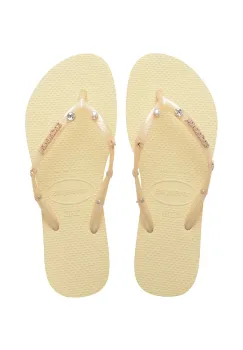 Havaianas papuci SLIM LUXURY AQUA culoarea bej, 4149965.9256 imagine