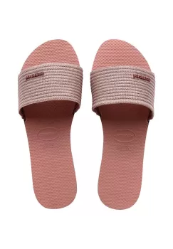 Havaianas papuci YOU MALTA METALLIC femei, culoarea roz, 4147312.3544 imagine
