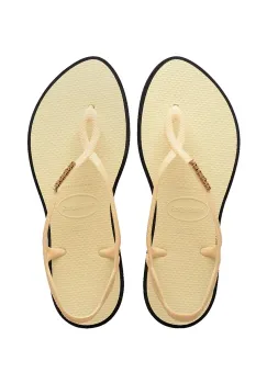 Havaianas sandale LUNA POINT femei, culoarea bej, 4149921.9256 imagine