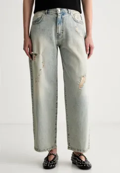 Haveone blugi straight pentru femei imagine