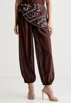 Haveone pantaloni pentru femei cu lyocell imagine