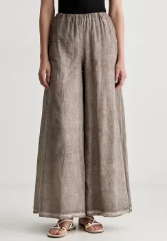 Haveone pantaloni pentru femei din bumbac imagine