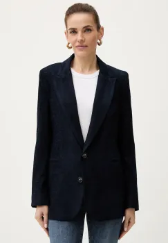 Haveone sacou culoarea bleumarin, un singur rand de nasturi, uni, JCB-P002 imagine