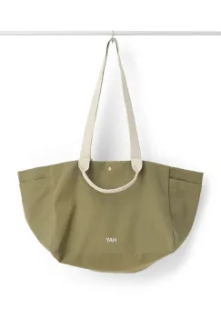 HAY geanta Weekend Bag S/35,5 x 20 x 26 cm culoarea verde imagine