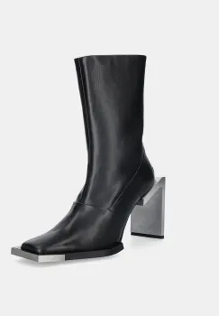 Heliot Emil cizme de piele culoarea negru, cu toc drept, AW25_17_002_BLK01_CO imagine