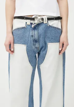 Heliot Emil curea de piele culoarea negru, SS25_16_099_SLV11_CO imagine