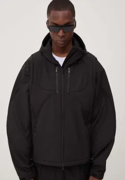 Heliot Emil geaca barbati, culoarea negru, de tranzitie, M.02.130.BLK01 imagine