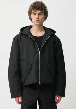 Heliot Emil geaca barbati, culoarea negru, de tranzitie, oversize, PRESS25_M_02_148_BLK01 imagine