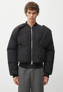 Heliot Emil geaca bomber culoarea negru, de iarna, AW25_M_02_163_BLK01 imagine