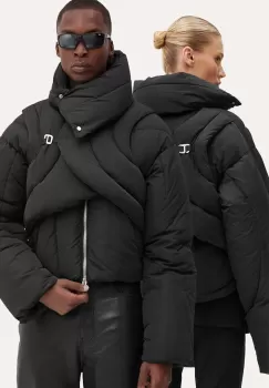 Heliot Emil geaca de puf culoarea negru, de iarna, oversize, HE.W.02.073.BLK01 imagine