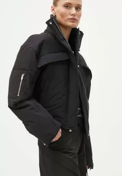 Heliot Emil geaca femei, culoarea negru, de tranzitie, W.02.132.BLK01 imagine