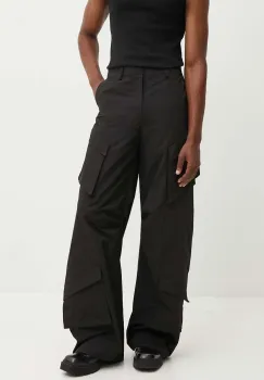 Heliot Emil pantaloni barbati, culoarea negru, cu fason cargo, HE.M.10.160.BLK01 imagine