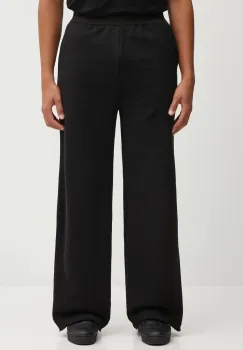 Heliot Emil pantaloni de trening din bumbac culoarea negru, uni, AW25_M_10_215_BLK01 imagine