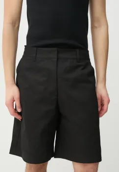 Heliot Emil pantaloni scurti din bumbac culoarea negru, PRESS25_M_10_186_BLK01 imagine
