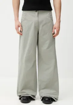 HELIOT EMIL pantaloni wide leg barbati din bumbac imagine