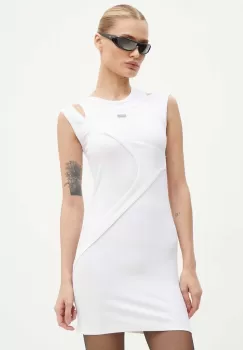 Heliot Emil rochie culoarea alb, mini, mulata, HE.W.11.028.BLK01 imagine