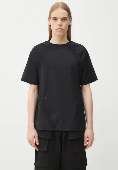 Heliot Emil tricou din bumbac culoarea negru, uni, PREAW25_M_09_140_BLK01 imagine