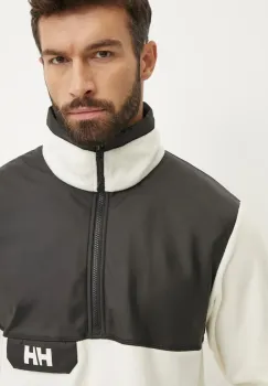 Helly Hansen bluza barbati, culoarea bej, neted imagine