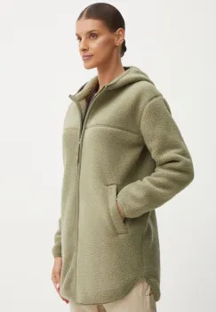 Helly Hansen bluza femei, culoarea verde, cu gluga, neted, 53815 imagine