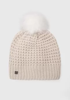 Helly Hansen caciula culoarea alb, din tricot gros imagine